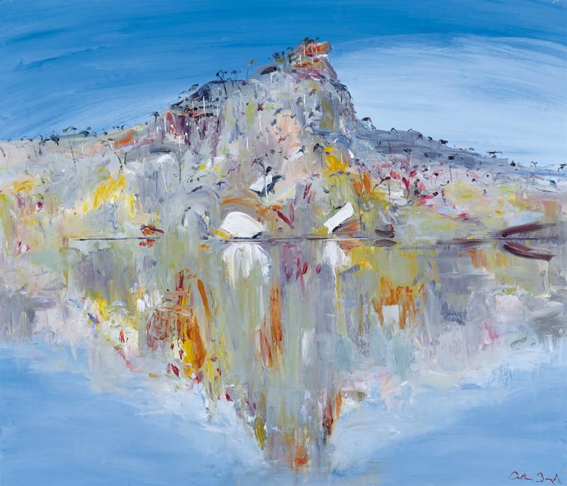 ARTHUR BOYD - Pulpit Rock with Reflection