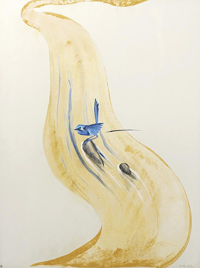 BRETT WHITELEY - Untitled (Blue Wren)
