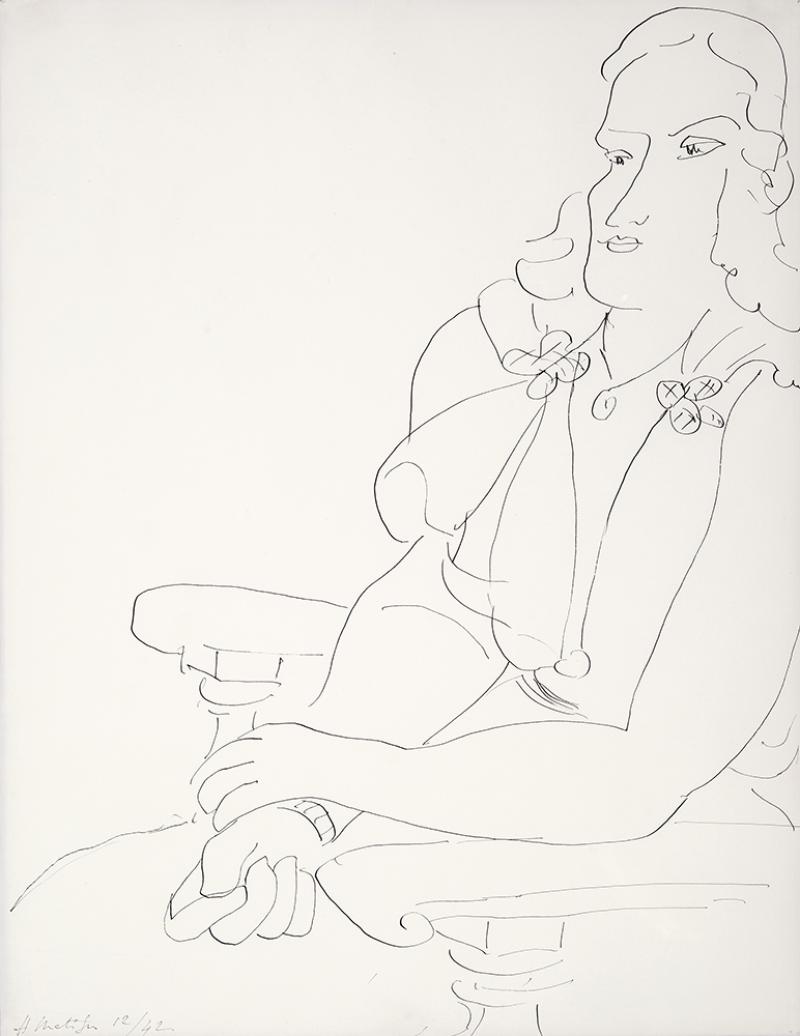HENRI MATISSE - Jeune Femme Assise (Young Woman Seated)