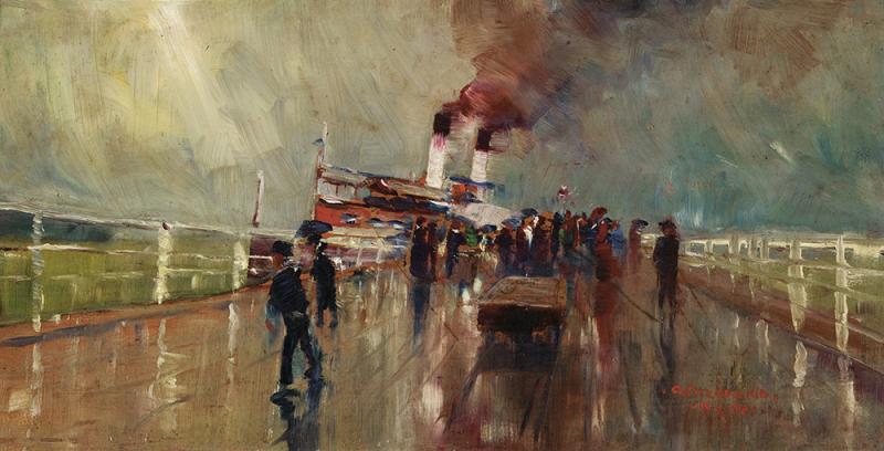 GERALD FITZGERALD - The Manly Jetty
