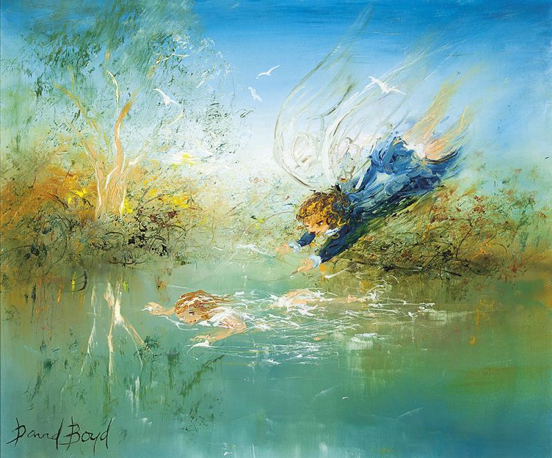 DAVID BOYD - The Blue Angel and the Swimmer