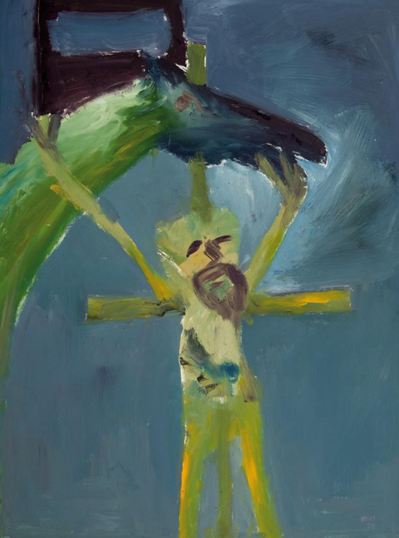 SIDNEY NOLAN - Rider and Crucifix