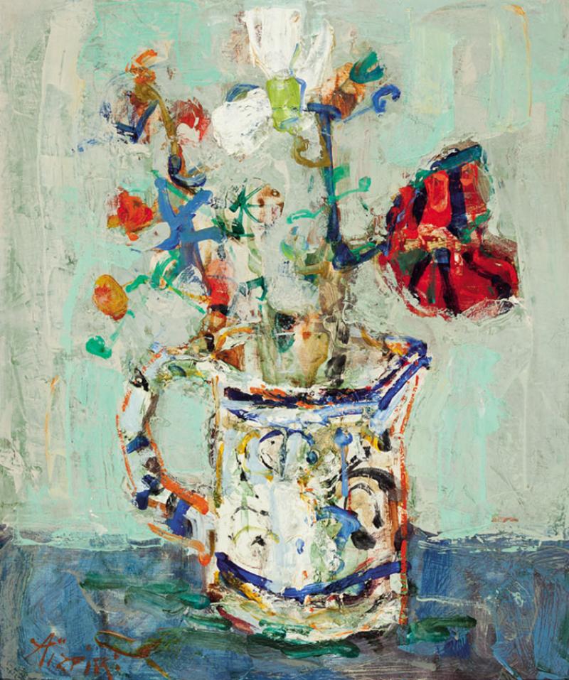 PAUL AIZPIRI - Bouquet de Fleurs