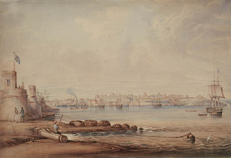 FREDERICK GARLING - A View of Sydney Cove, New South Wales