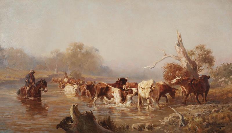 J.H. SCHELTEMA - Cattle Crossing