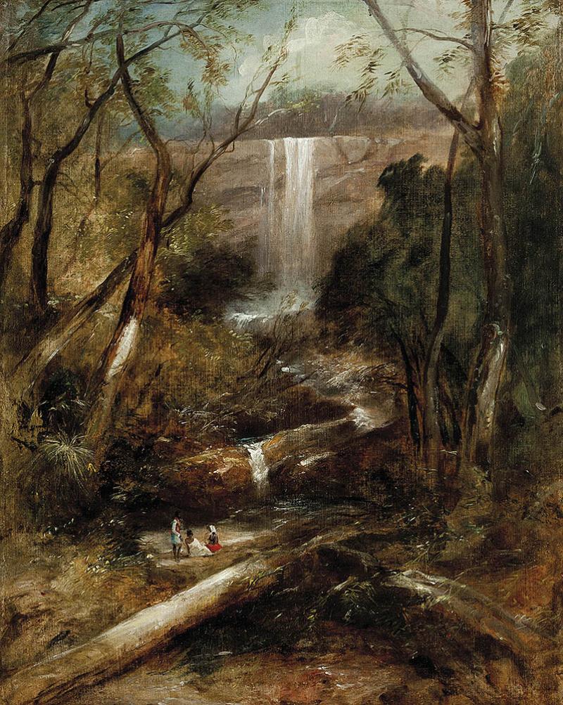 JOHN SKINNER PROUT - Willoughby Falls, New South Wales