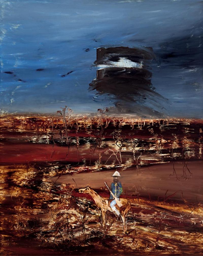 SIDNEY NOLAN - Ned Kelly and Mounted Trooper