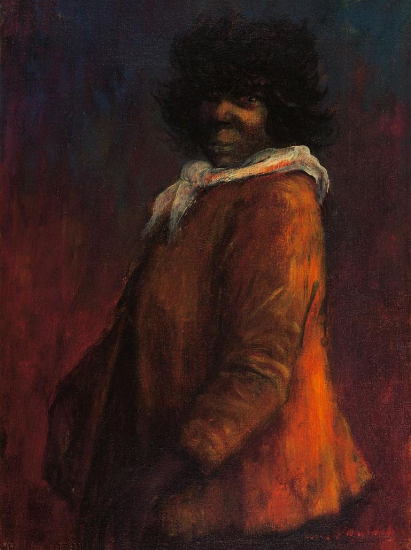RUSSELL DRYSDALE - Portrait of an Aboriginal Girl