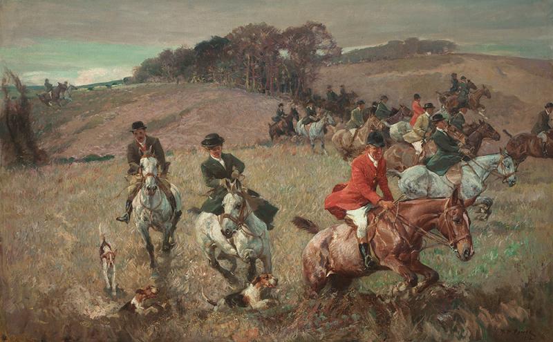 H. SEPTIMUS POWER - A Fox Hunt in the Midlands