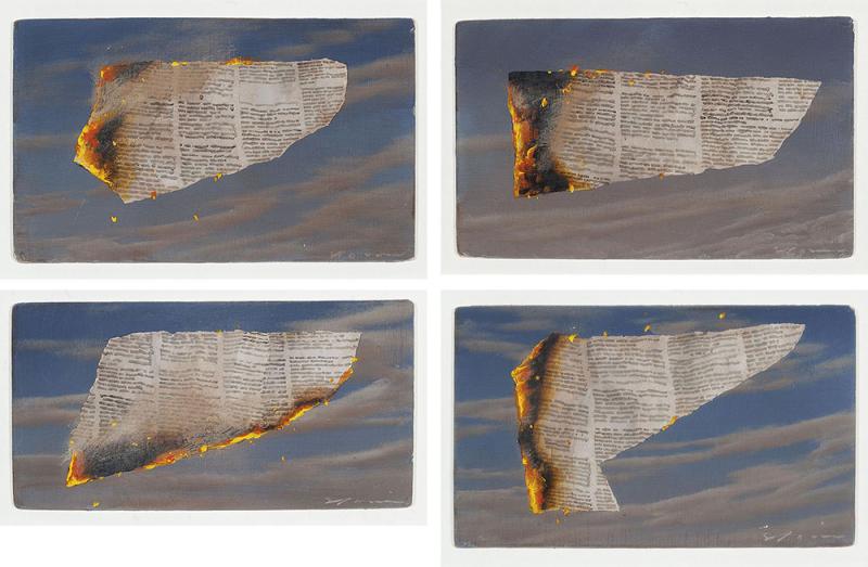 TIM STORRIER - Text Wing no.1-4 (Dust and Ashes Series)