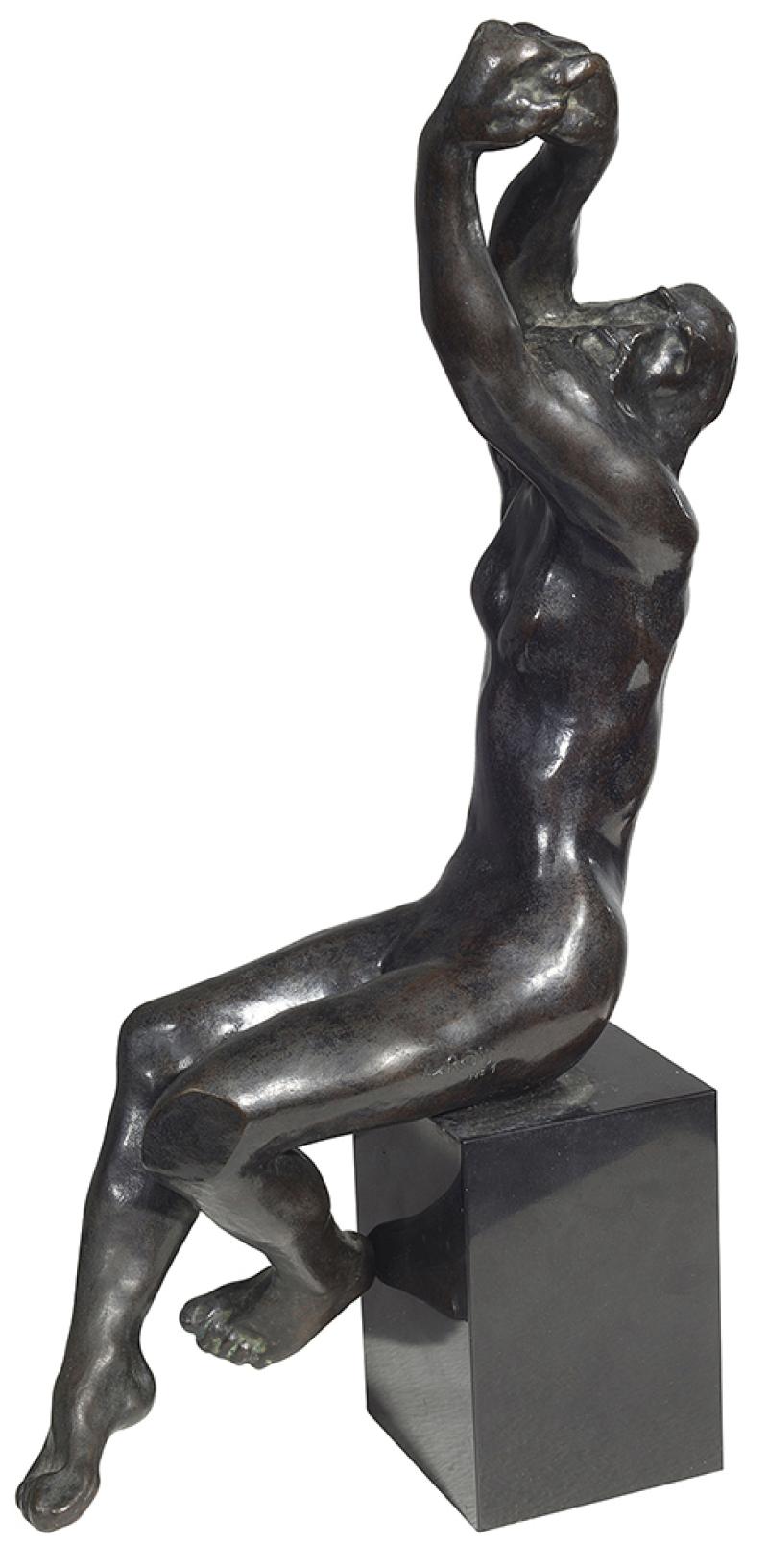 AUGUSTE RODIN - Le Vieillard - Figure Suppliante