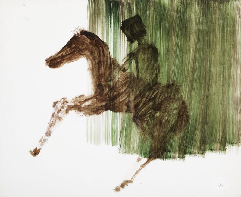 SIDNEY NOLAN - Kelly on Horseback