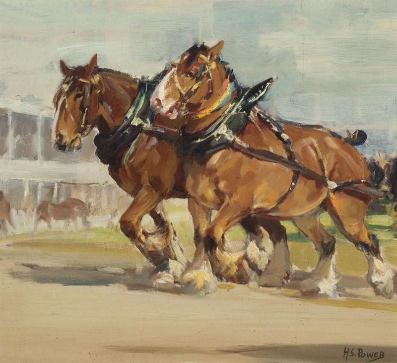 H. SEPTIMUS POWER - Untitled (Draught Horses)