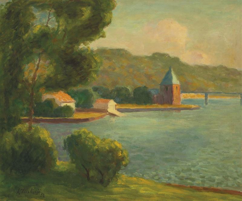 ROLAND WAKELIN - Untitled (On the Lane Cove River)