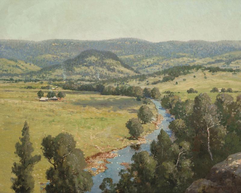 WILLIAM LISTER LISTER - Untitled (Valley Landscape)